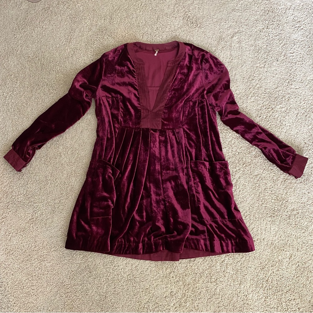 Free People Velvet Dress